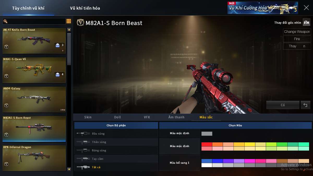 shop acc cf uy tin gia re